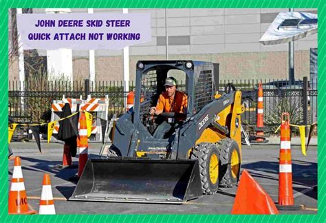 john deere skid steer electric quick attach not working|john deere skid steer quick attach problems.